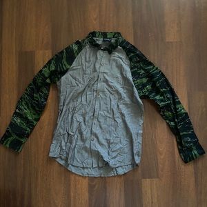 ARSNL Camo Button Up